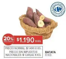 Carrefour Batata oferta