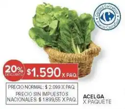 Carrefour Acelga oferta