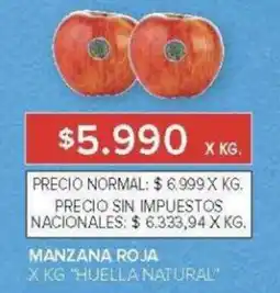 Carrefour Manzana roja oferta