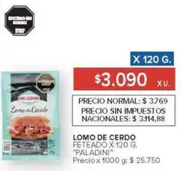 Carrefour Paladini lomo de cerdo oferta