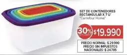 Carrefour Carrefour Home set de contenedores oferta