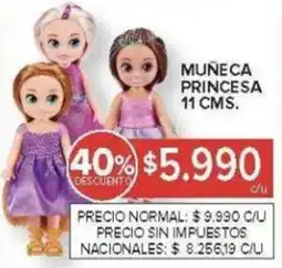 Carrefour Muñeca princesa 11 cm oferta