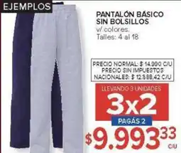 Carrefour Pantalón básico sin bolsillos oferta