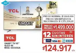 Carrefour TCL Smart TV 65" QLED 4K oferta