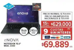 Carrefour Enova notebook 15.6" oferta
