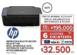 Carrefour HP Deskjet Ink impresora multifuncion oferta