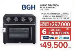 Carrefour BGH horno electrico oferta