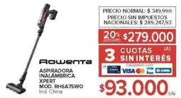 Carrefour Rowenta aspiradora inalambrica xpert oferta