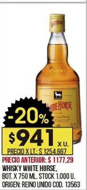 Coto Whisky White Horse oferta