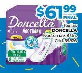 Diarco Toallas Doncella Nocturna oferta