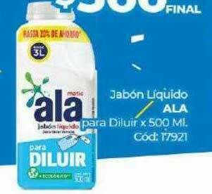 Diarco Jabón Líquido Ala Para Diluir oferta