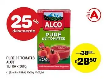 Atomo Conviene Alco Pure De Tomates x 260g oferta