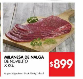 Disco Milanesa De Nalga De Novillito oferta