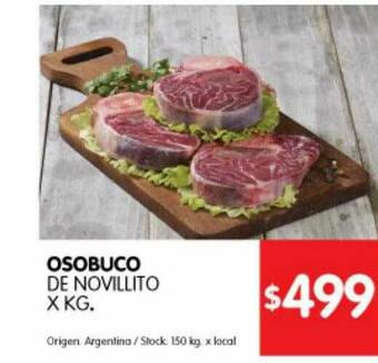 Disco Osobuco De Novillito oferta