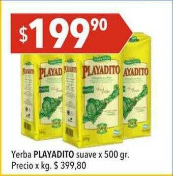 Hergo Yerba Playadito Suave oferta