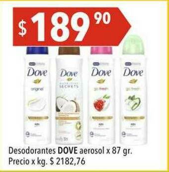 Hergo Desodorantes Dove Aerosol oferta