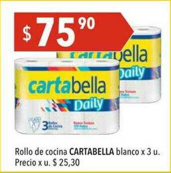 Hergo Rollo De Cocina Cartabella Blanco oferta