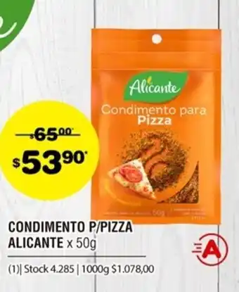 Atomo Conviene Alicante Condimento P/Pizza x 50g oferta