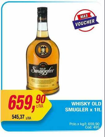 Maxiconsumo Whisky Old Smugler oferta