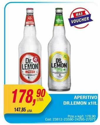 Maxiconsumo Aperitivo Dr. Lemon oferta