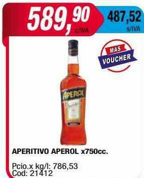 Maxiconsumo Aperitivo Aperol oferta