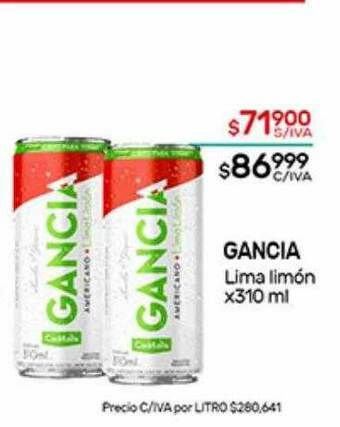 Nini Mayorista Gancia Lima Limón oferta