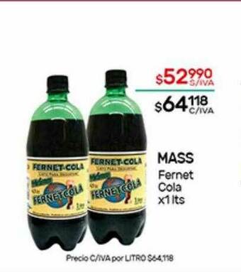Nini Mayorista Mass Fernet Cola oferta
