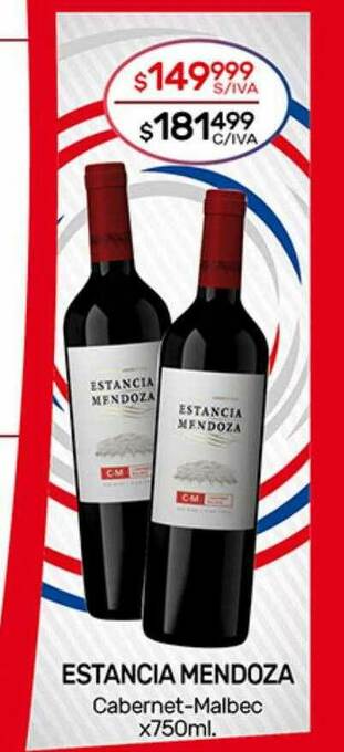 Nini Mayorista Estancia Mendoza Cabernet-malbec oferta