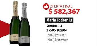 Parodi María Codorniu Espumante oferta