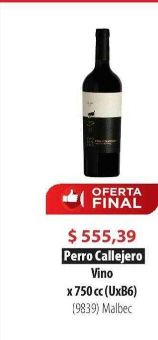 Parodi Perro Callejero Vino oferta
