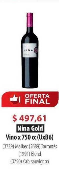 Parodi Nina Gold Vino oferta