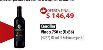 Parodi Canciller Vino oferta