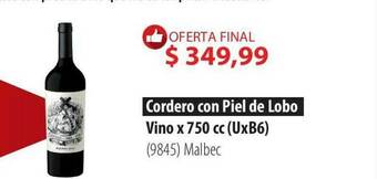 Parodi Cordero Con Piel De Lobo Vino oferta
