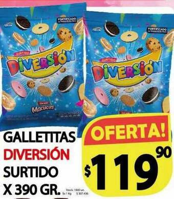 Supermercados Mariano Max Galletitas Diversión Surtido oferta