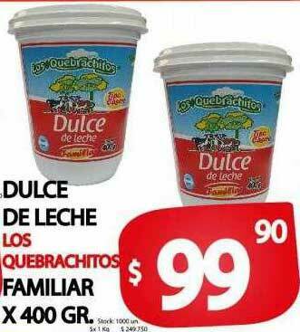 Supermercados Mariano Max Dulce De Leche Los Quebrachitos Familiar oferta