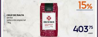 Supermercados Monarca Cruz De Malta Yerba Selección Especial oferta