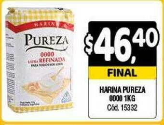 Supermercados Yaguar Harina Pureza 0000 oferta
