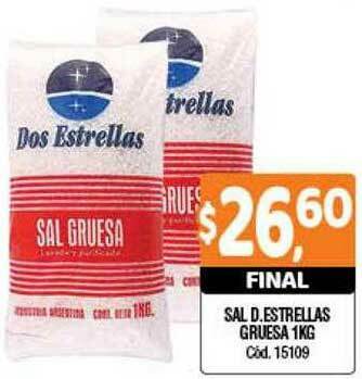 Supermercados Yaguar Sal D. Estrellas Gruesa oferta