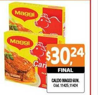 Supermercados Yaguar Caldo Maggi oferta