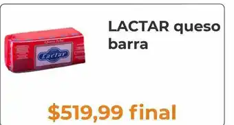 Pasos Supermercado Lactar Queso Barra oferta