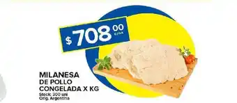 Carrefour Maxi Milanesa De Pollo Congelada oferta