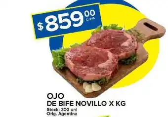 Ojo De Bife Novillo