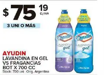 Carrefour Maxi Ayudin Lavandina En Gel Vs Fragancias Bot X 700cc oferta