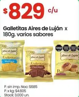 Changomas Aires de Luján galletitas oferta