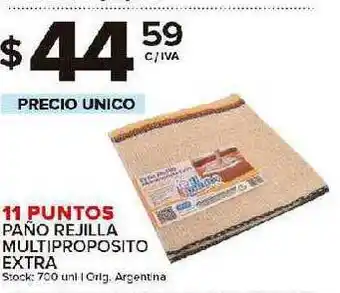 Carrefour Maxi 11 Puntos Paño Refilla Multiproposito Extra oferta