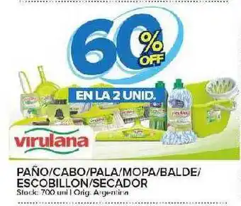 Carrefour Maxi Virulana Paño Cabo Pala Mopa Balde Escobillon Secador 60% Off En La 2 Unid. oferta
