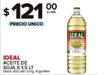 Carrefour Maxi Ideal Aceite De Soja X 1.5 Lt oferta