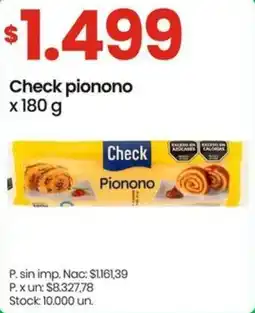 Changomas Check pionono oferta