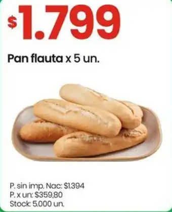 Changomas Pan flauta oferta