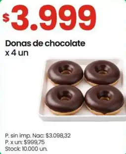 Changomas Donas de chocolate oferta